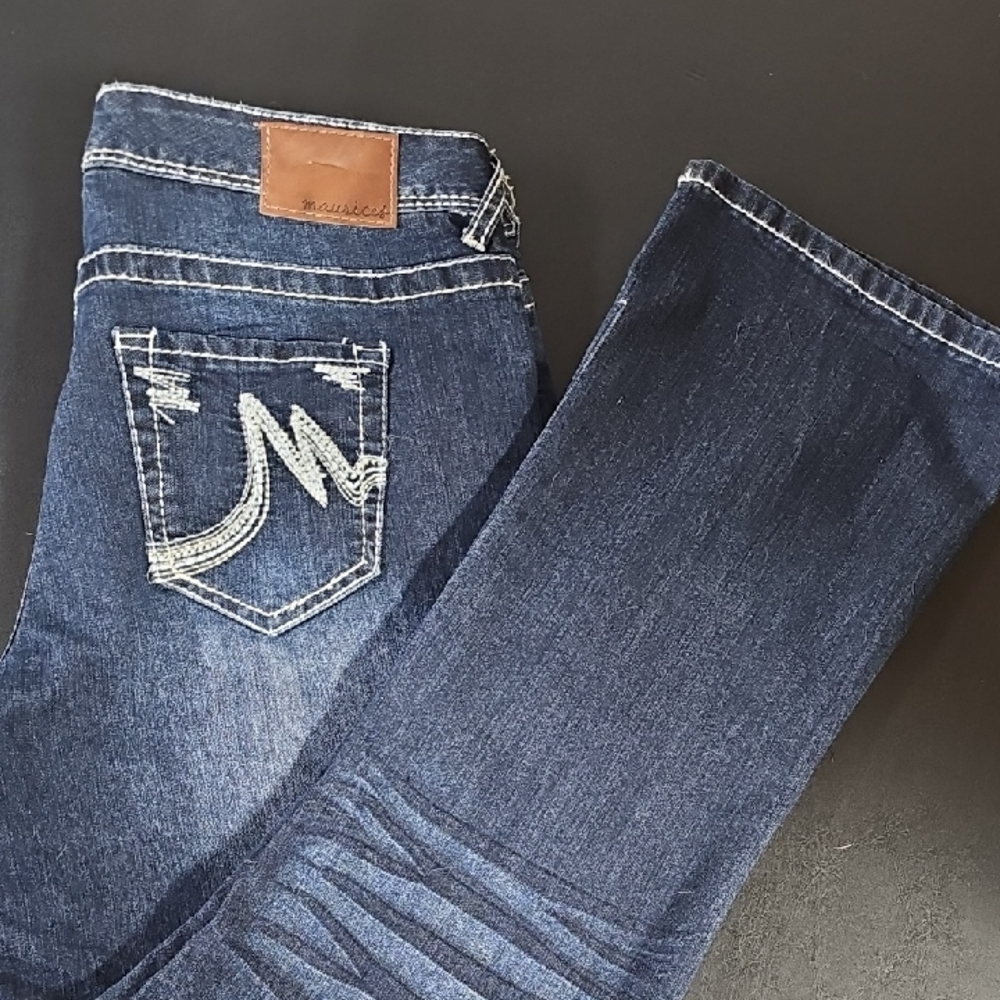Maurices Dark Blue Boot Cut Jeans